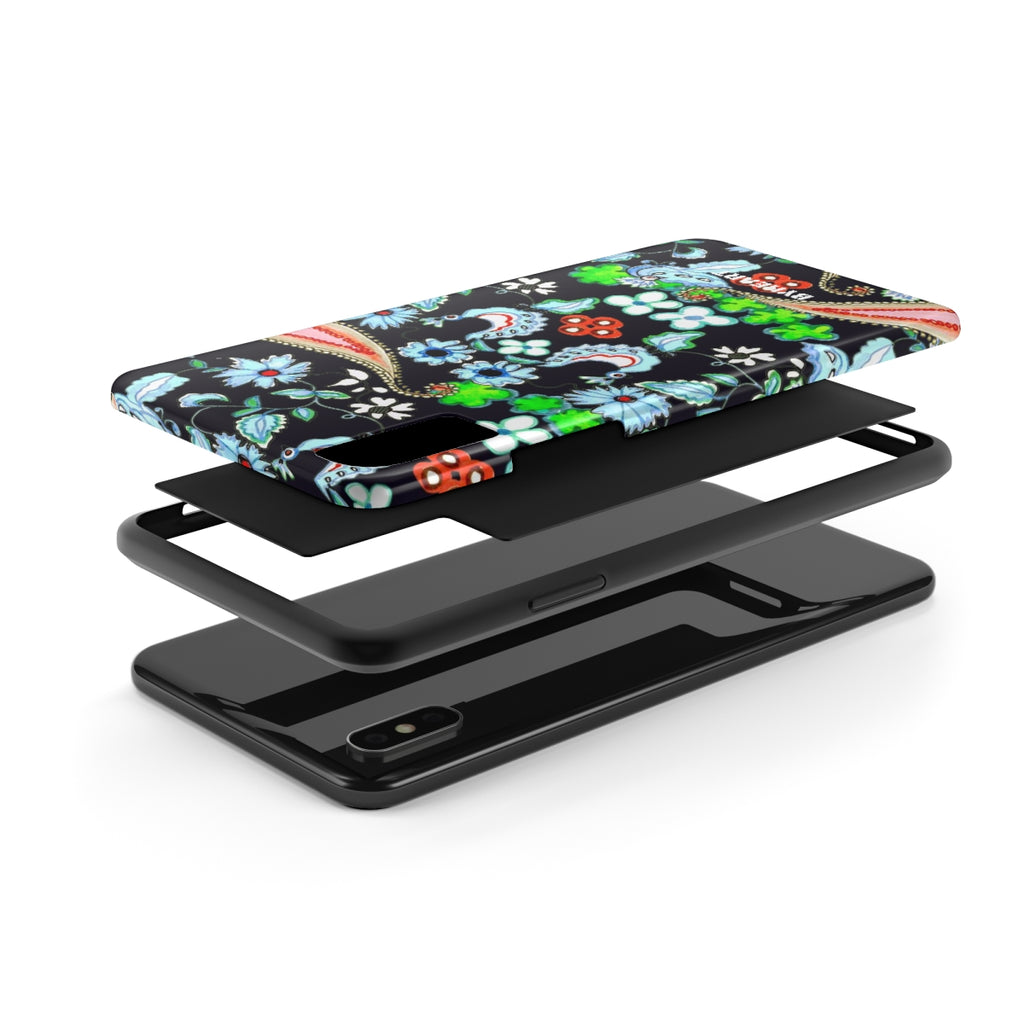 ORIENTAL BLUE BIRDS, KASHAN | Tough Phone Cases, Case-Mate |