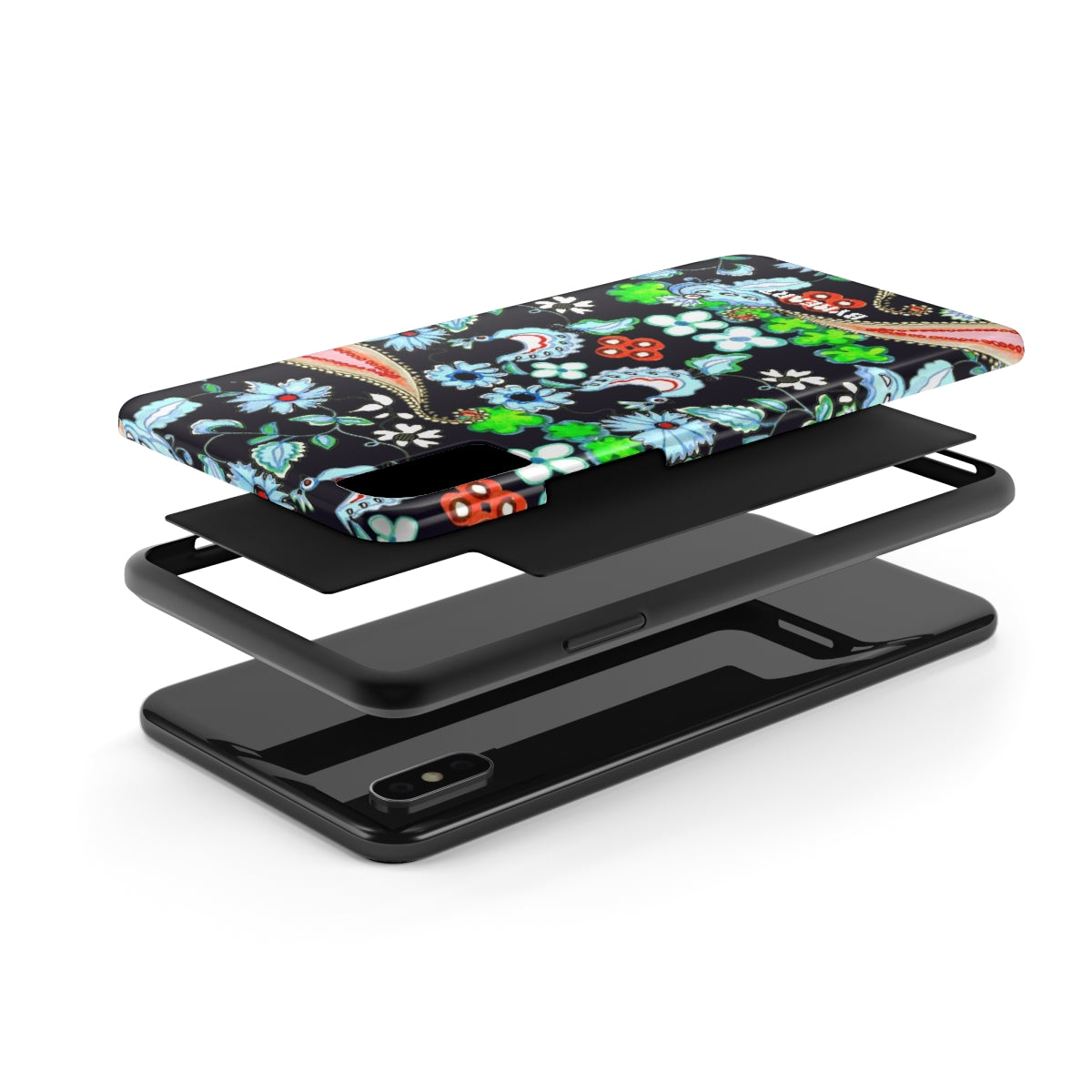 ORIENTAL BLUE BIRDS, KASHAN | Tough Phone Cases, Case-Mate |