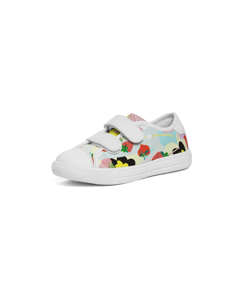 STRAWBERRY DRINK Kids Velcro Sneaker