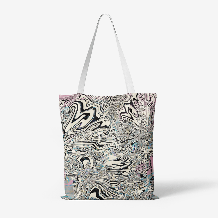 Heavy Duty and Strong Natural Canvas Tote Bags || BLACK SNAKE ||