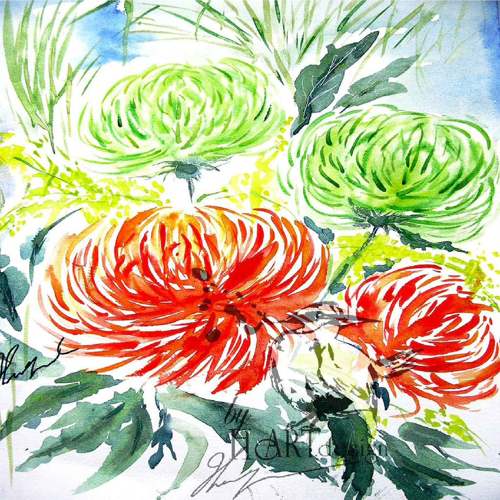 FLORAL DESIGN, A WILD DAHLIA