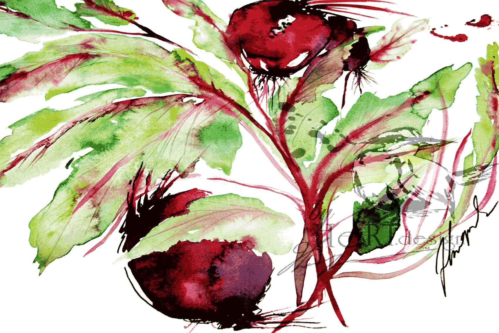 ART FRUITS, THE RED BEET