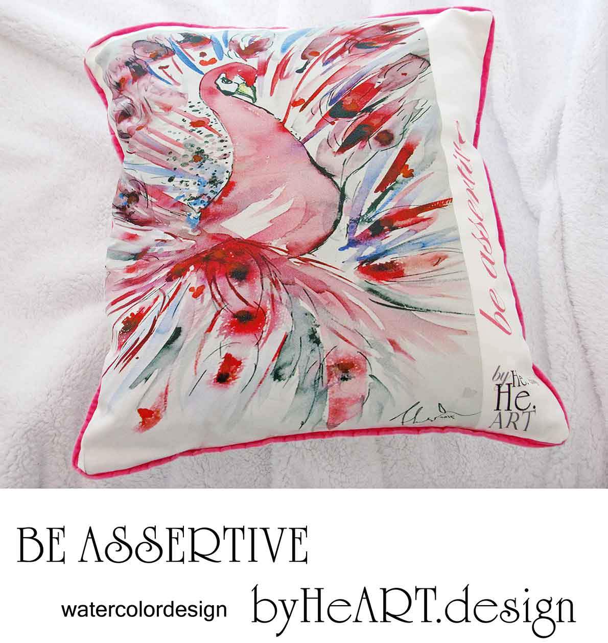 CUSHIONS COVER, PEACOCK BE ASSERTIVE