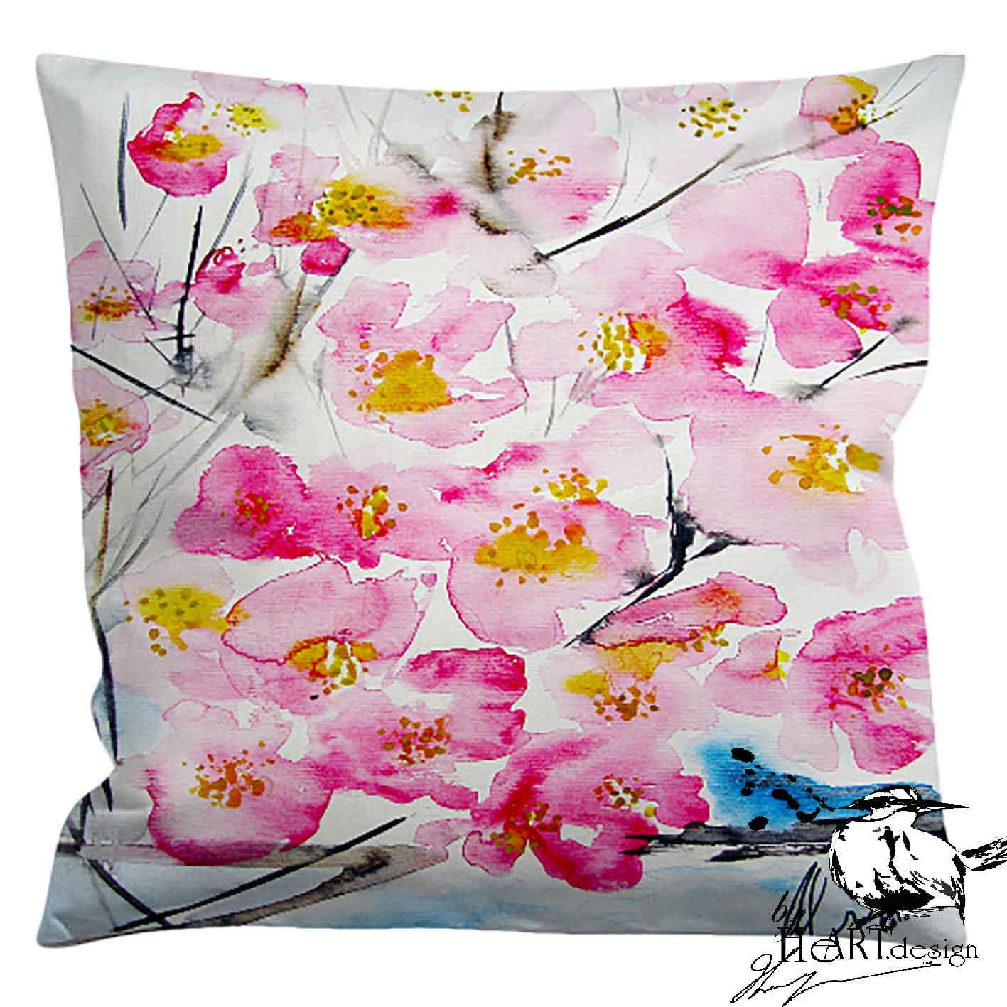 CUSHIONS COVER CHERRY FLOWERS ENJOY