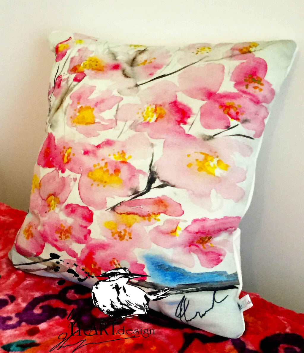 CUSHIONS COVER CHERRY FLOWERS ENJOY