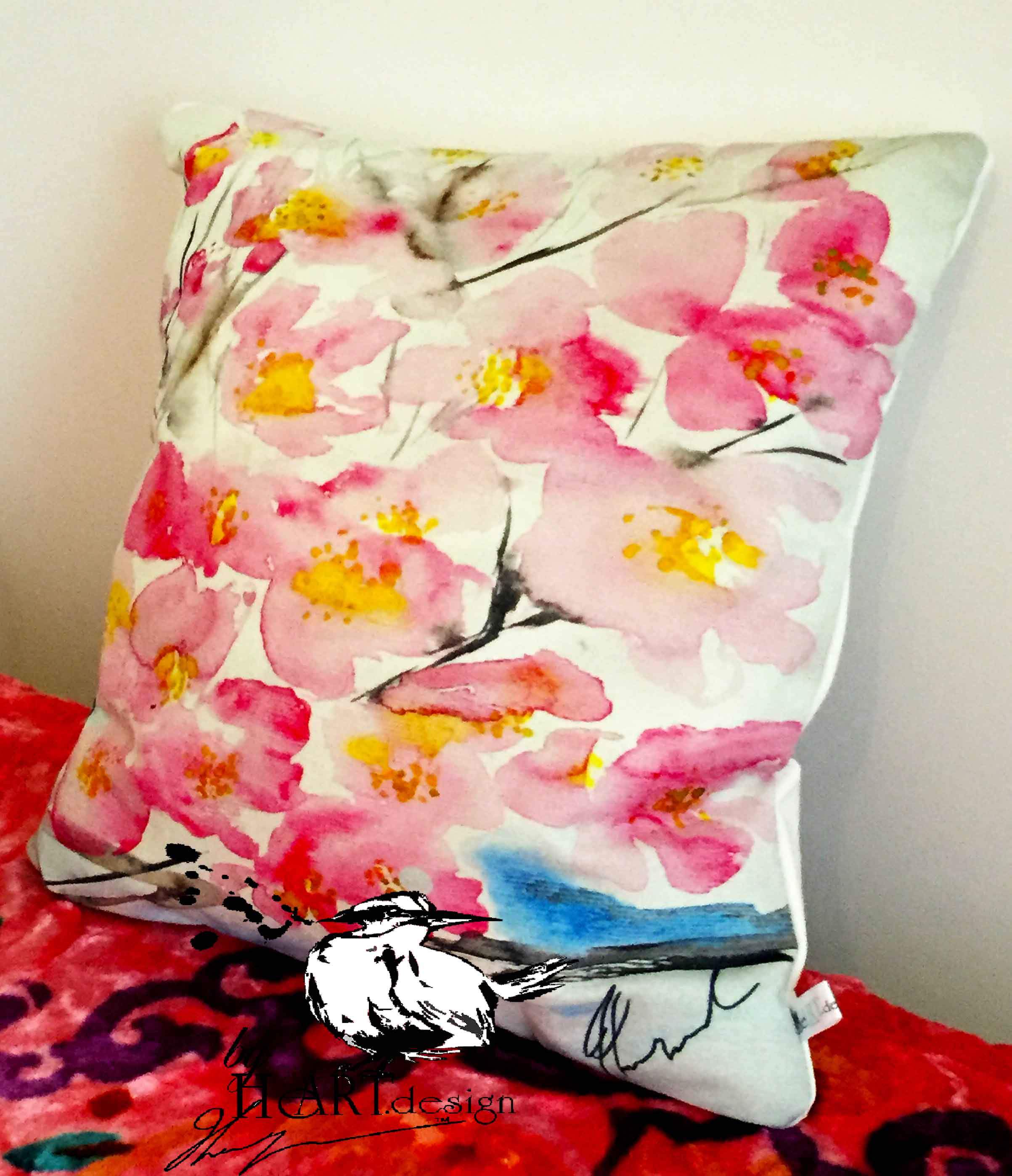 CUSHIONS COVER CHERRY FLOWERS ENJOY