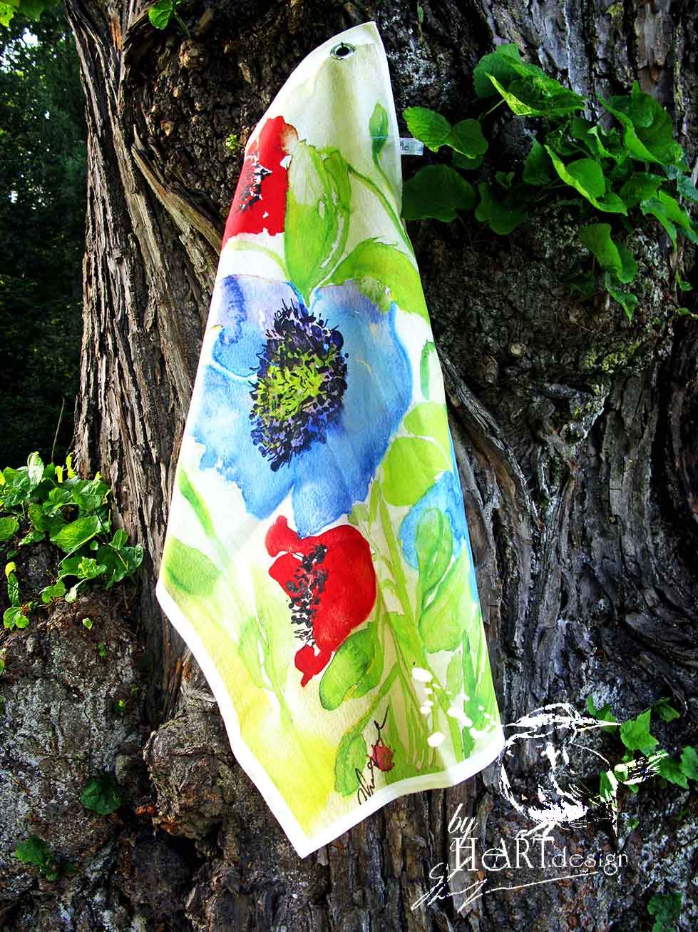 A FLOWER OF OCEAN | Organic Dish Towel | 
