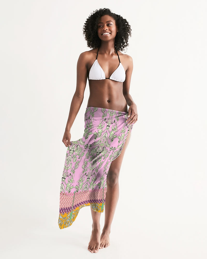 MIRACULOUS FLOWERS -PINK ||  Swim Cover Up