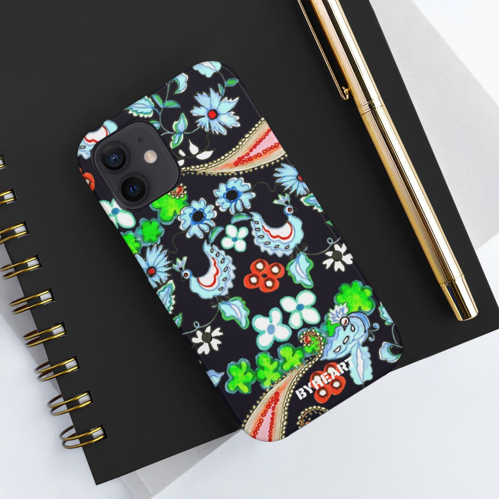 ORIENTAL BLUE BIRDS, KASHAN | Tough Phone Cases, Case-Mate |