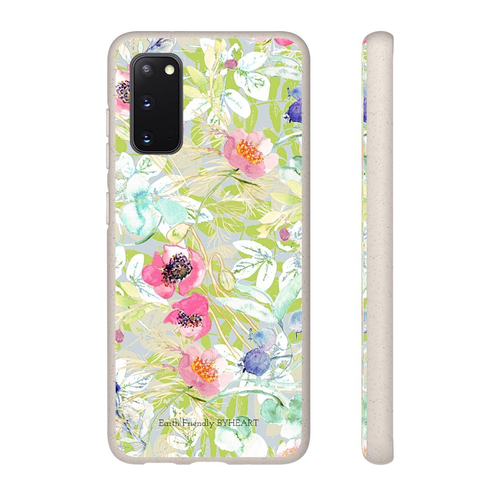Biodegradable Case || BLUE BLOMS IN GOLLESTAN GARDEN || 