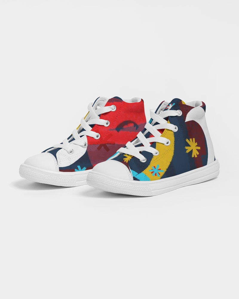 BLACK NIGHT Kids Hightop Canvas Shoe