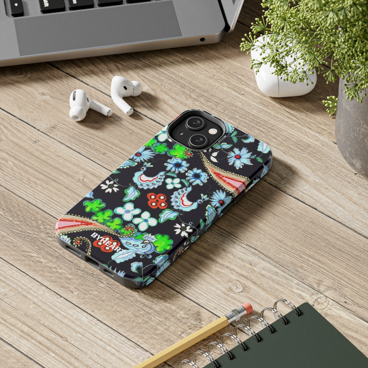 ORIENTAL BLUE BIRDS, KASHAN | Tough Phone Cases, Case-Mate |