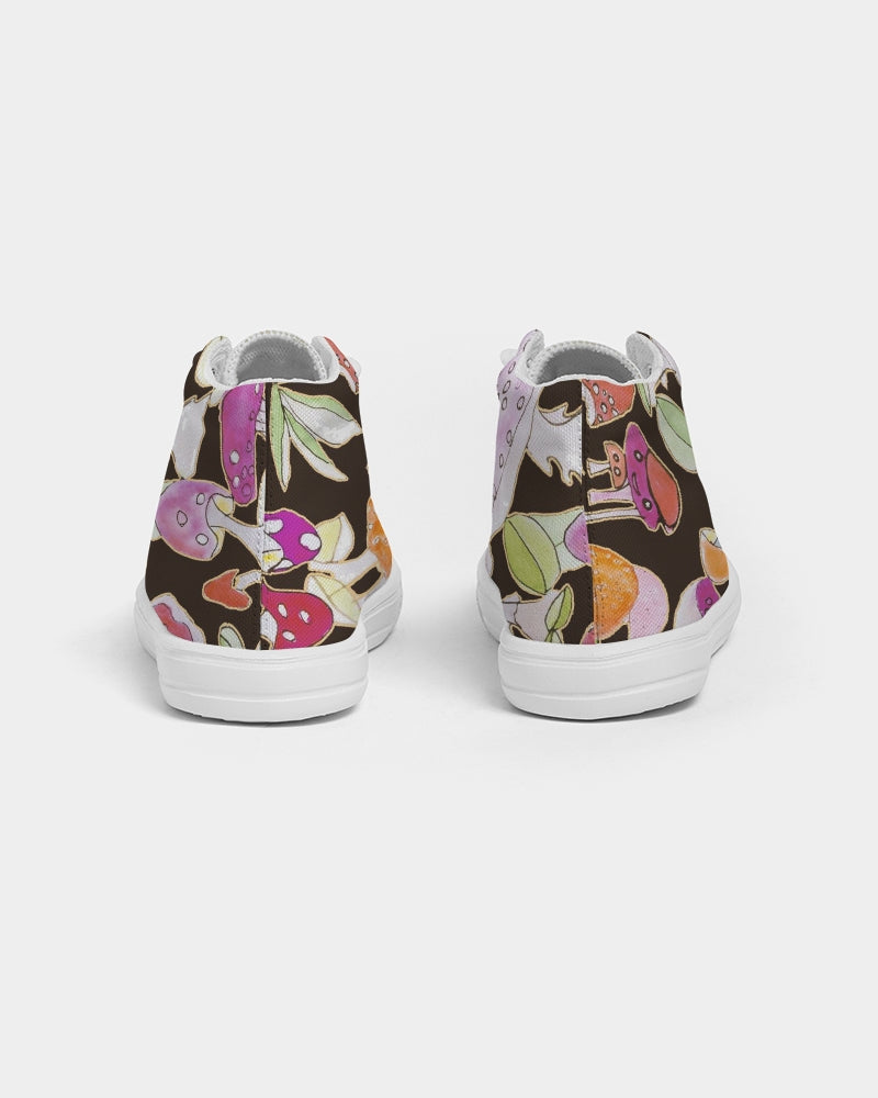 Mushrooms PARTY Kids Hightop Canvas Shoe