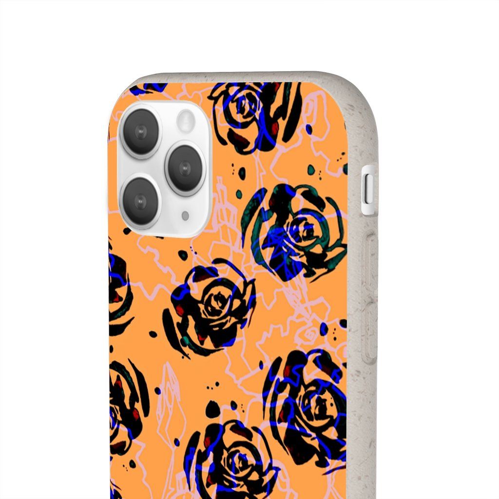 Biodegradable Case || BLACK ROSES ||