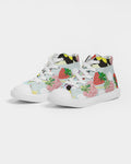 STRAWBERRY DRINK Kids Hightop Canvas Shoe