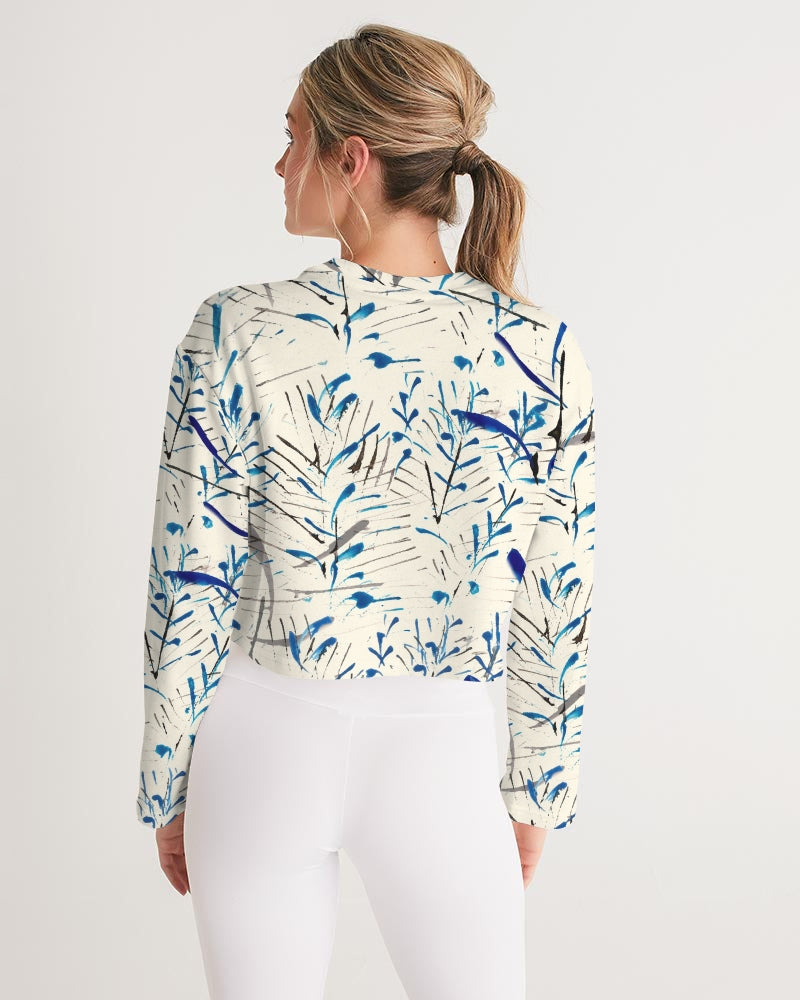 MOONLIGHT BRANCH  Women's Cropped Sweatshirt
