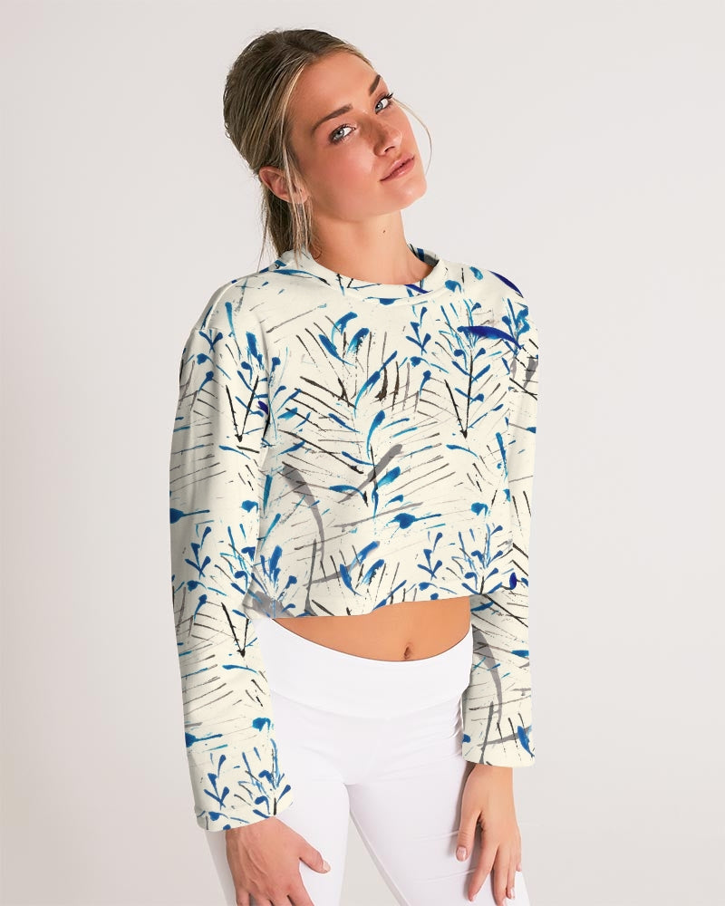 MOONLIGHT BRANCH  Women's Cropped Sweatshirt