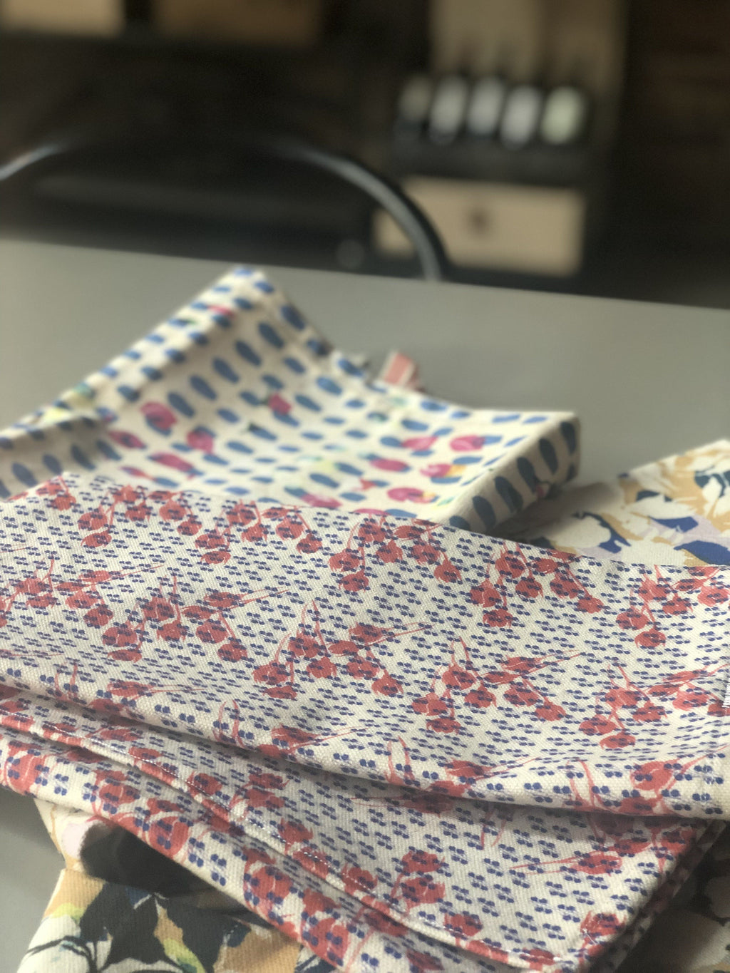 BLUE ROSY | Organic Dish Towel |