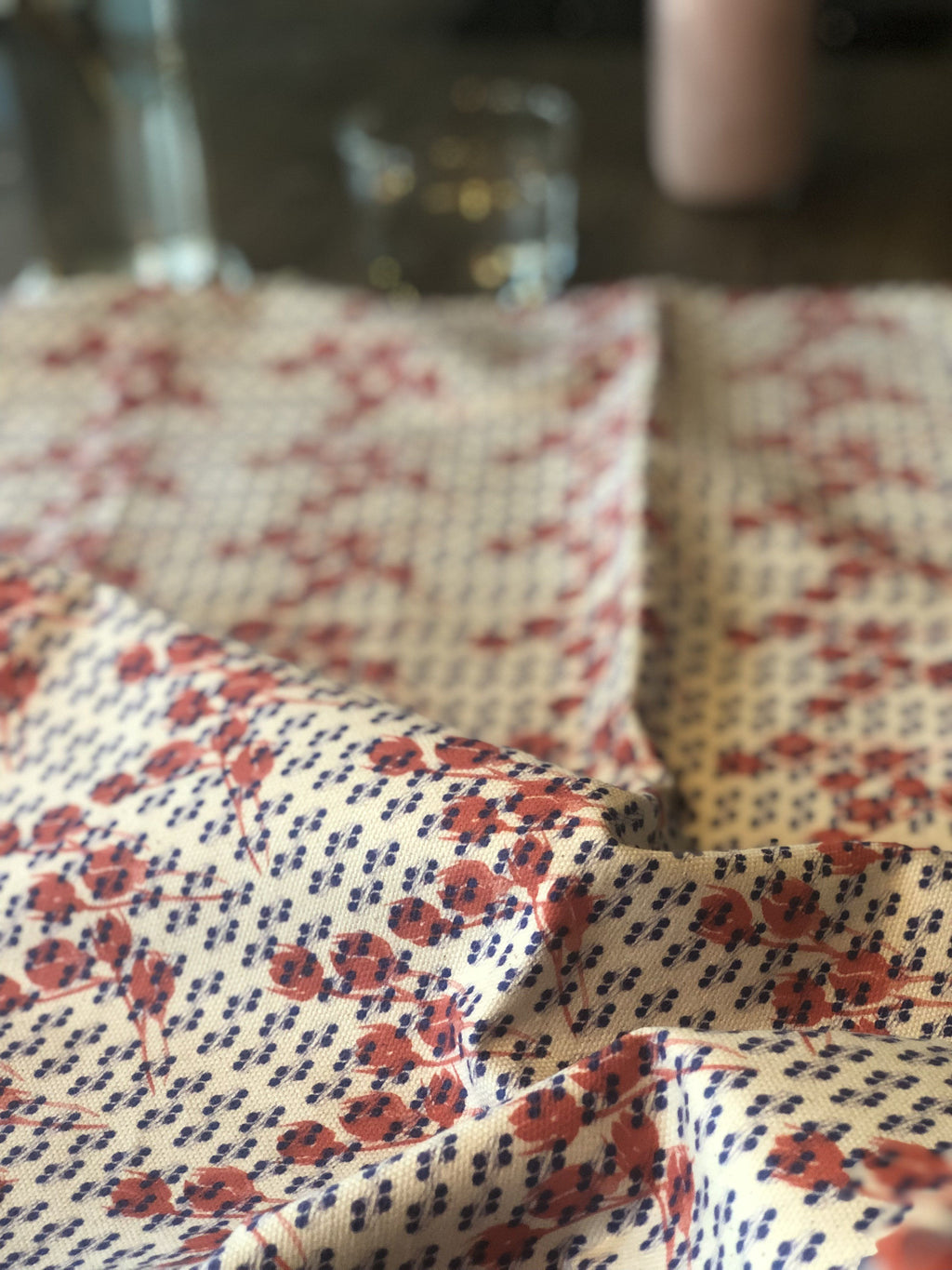 BLUE ROSY | Organic Dish Towel |