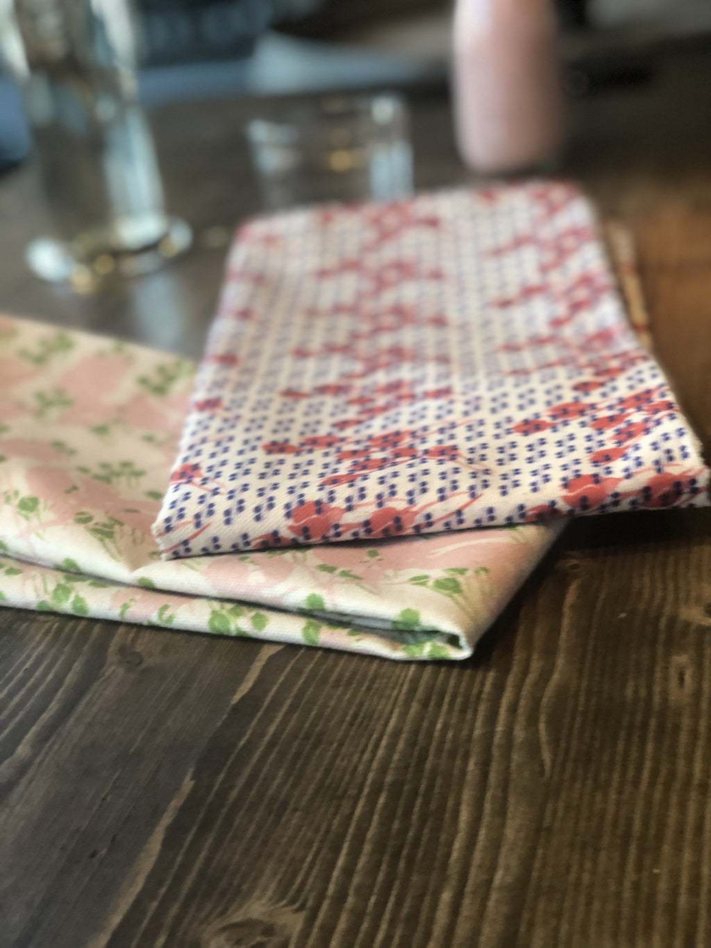 BLUE ROSY | Organic Dish Towel |