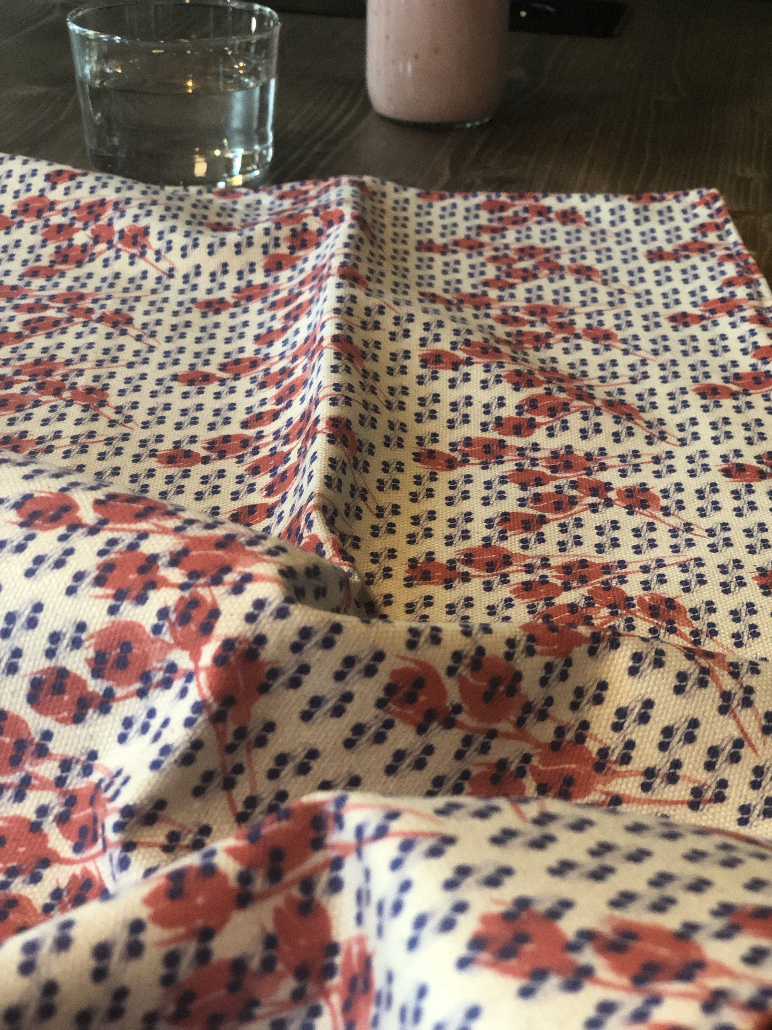 BLUE ROSY | Organic Dish Towel |