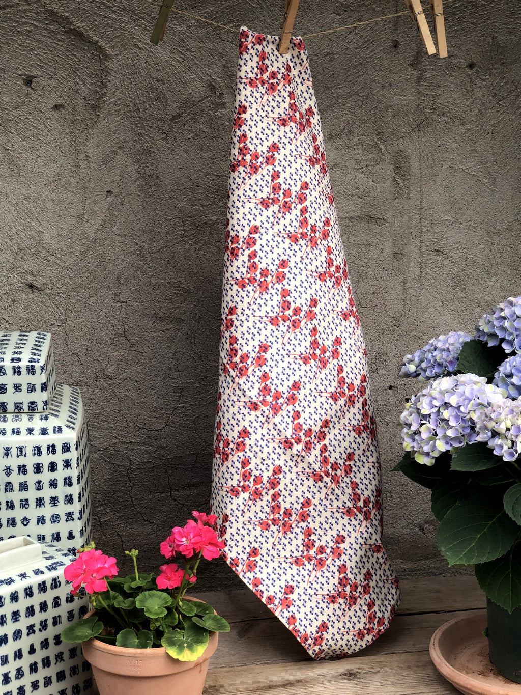 BLUE ROSY | Organic Dish Towel |
