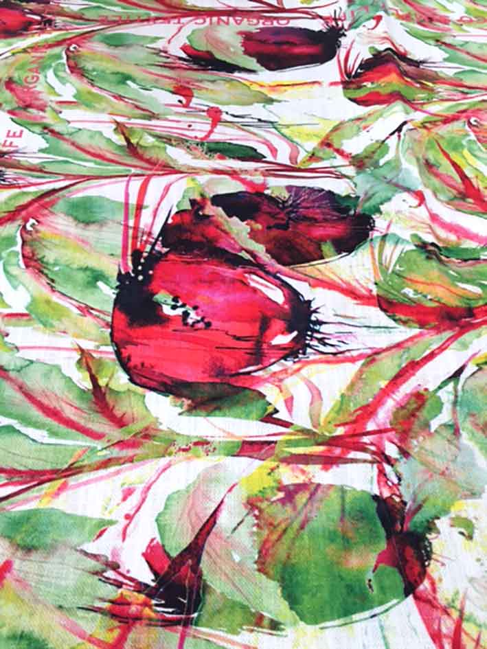 KITCHEN TOWELS, THE RED BEET