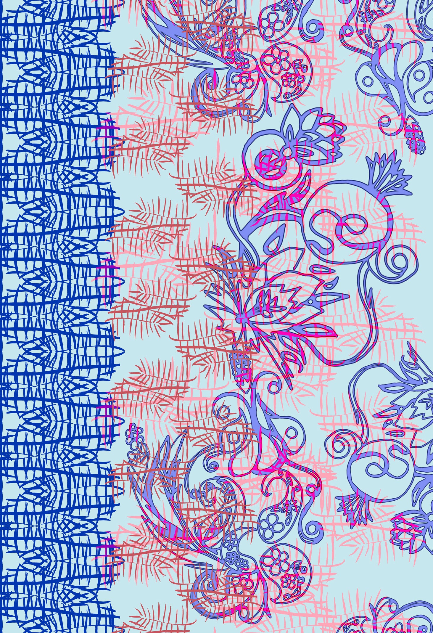 nr20-|| SCARF  Paislley  border